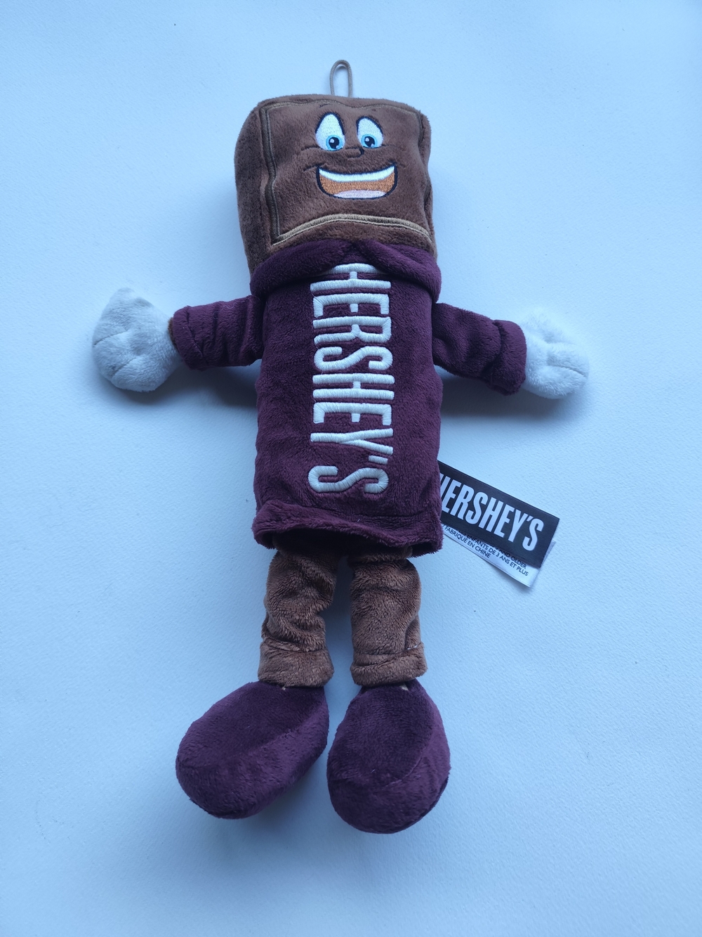Hershey's World MILK CHOCOLATE MASCOT CHARACTER 13" Plush STUFFED ANIMAL TOY